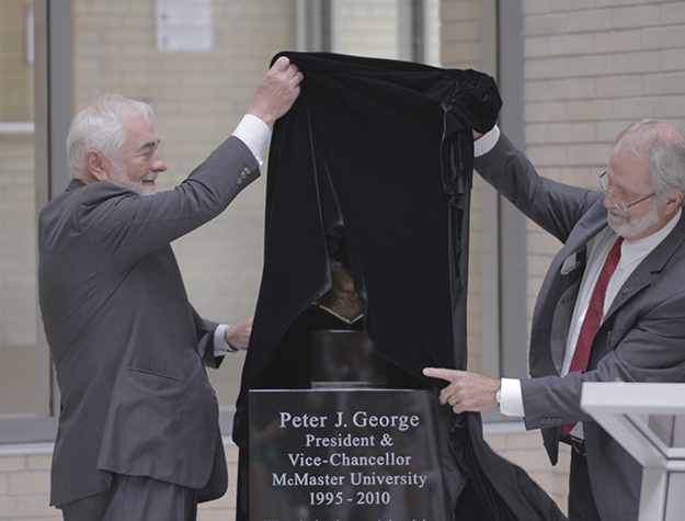 Peter George Sculpture Unveiling