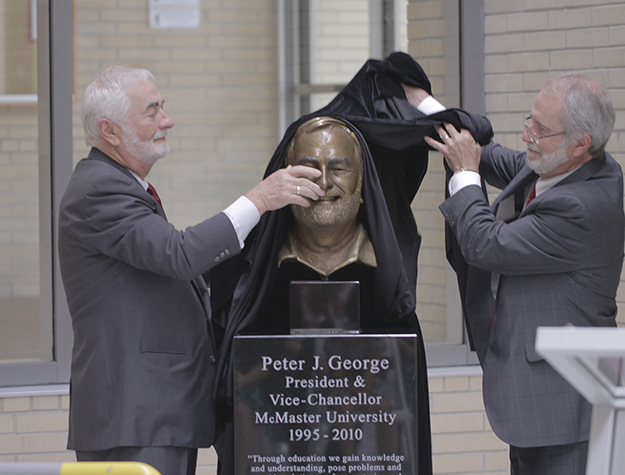 Peter George Sculpture Unveiling
